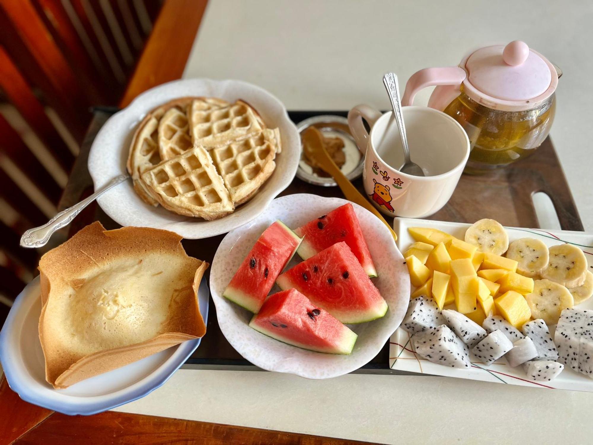 Cherry Homestay - Hoang De Motel チャウドック エクステリア 写真
